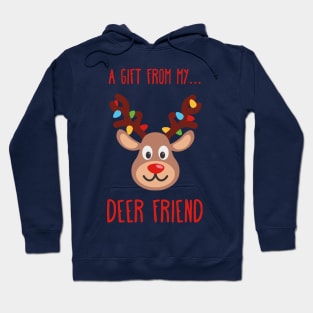 Funny Christmas Reindeer | Best Friend Gift Ideas Hoodie